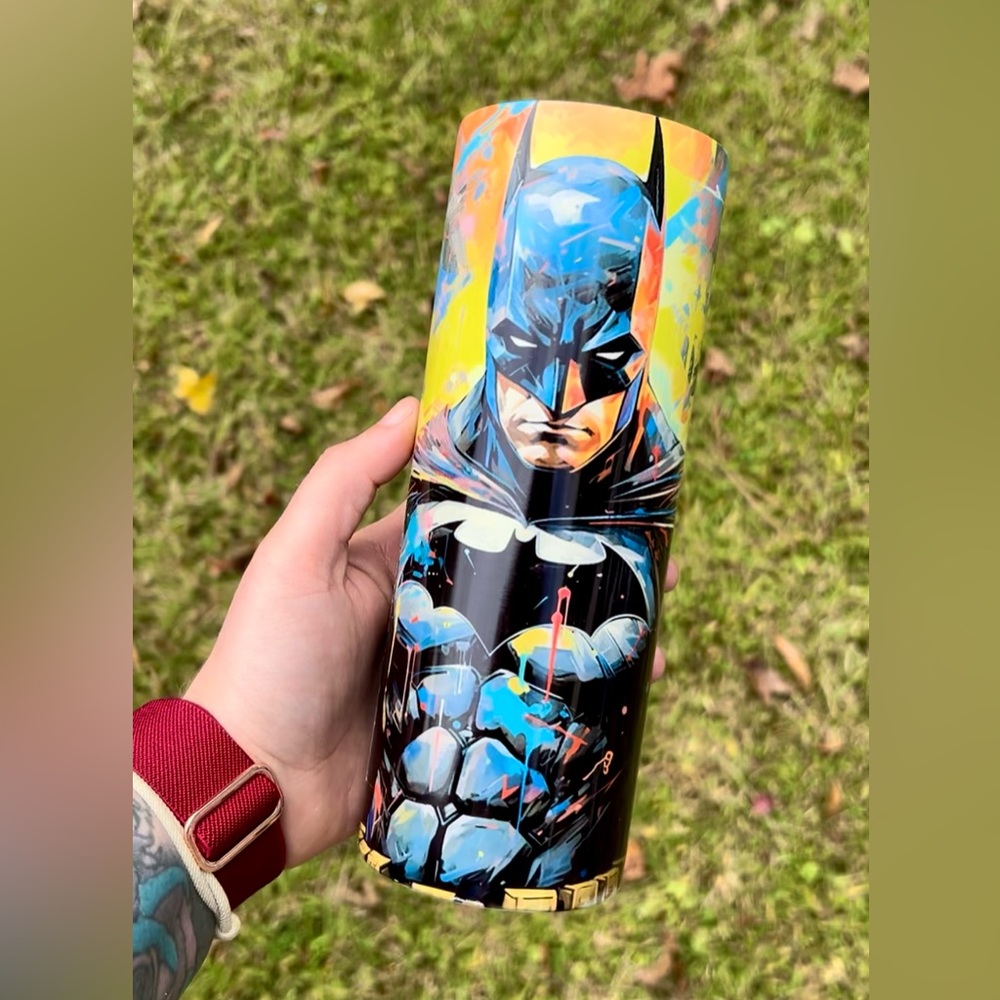 NEW Sage and Serenity Vinyl Batman Tumbler